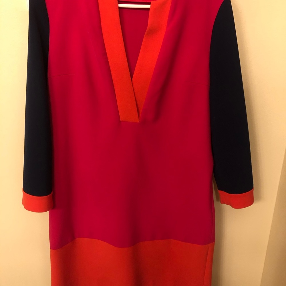 Diane von Firstenberg multi-color dress